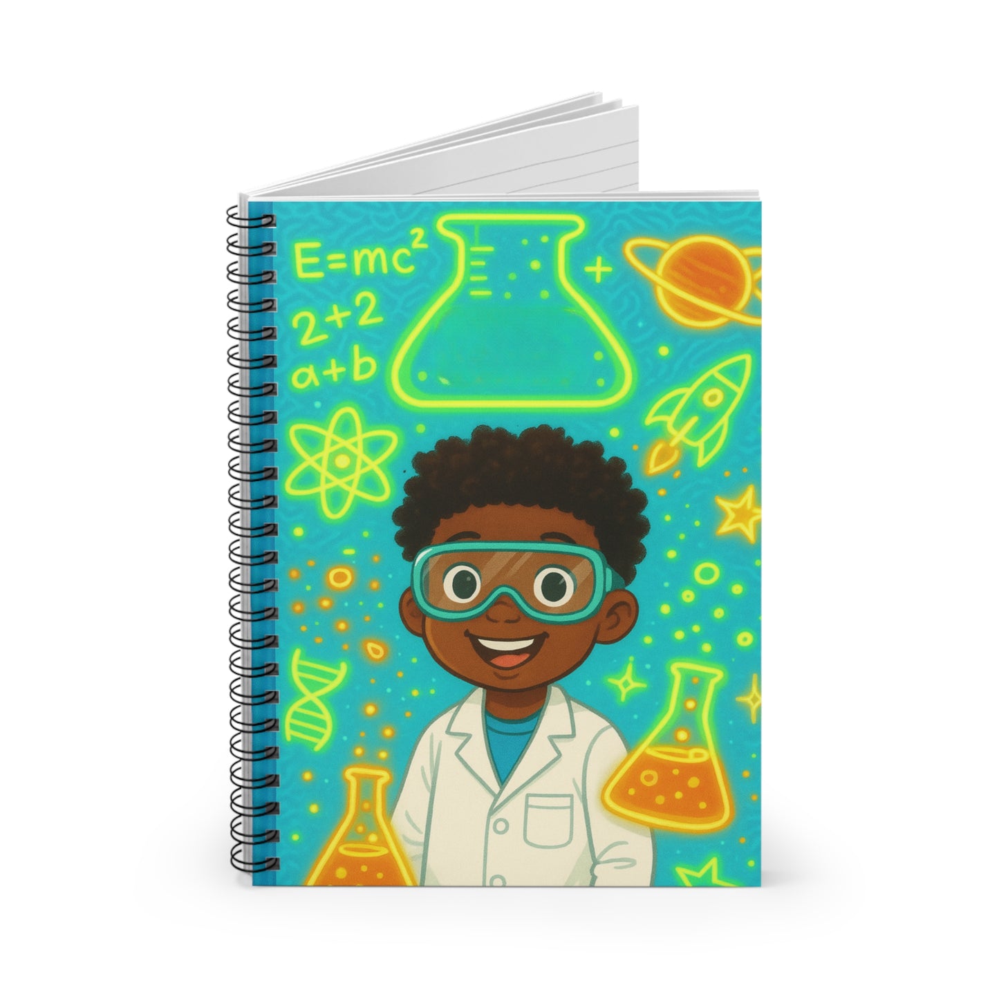 Science-Themed Spiral Notebook for Kids, Fun School Supplies, Educational Gifts, Back to School, Classroom Essentials, Science Lovers, [...]