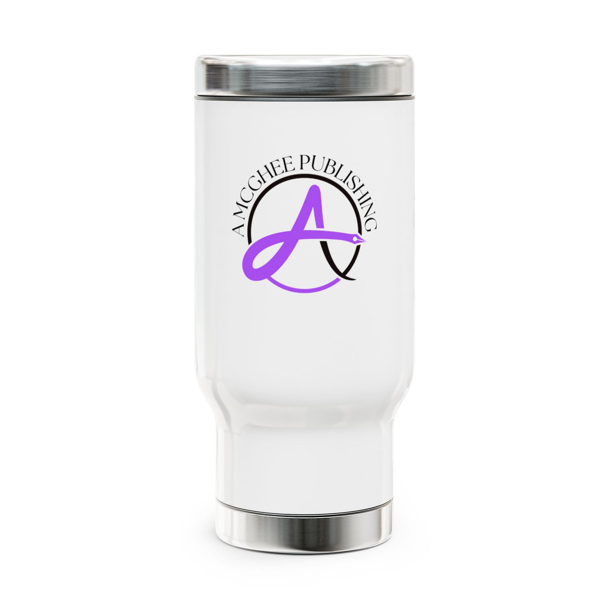Travel Mug – A McGhee Publishing 14oz Stainless Steel Travel Mug with Handle