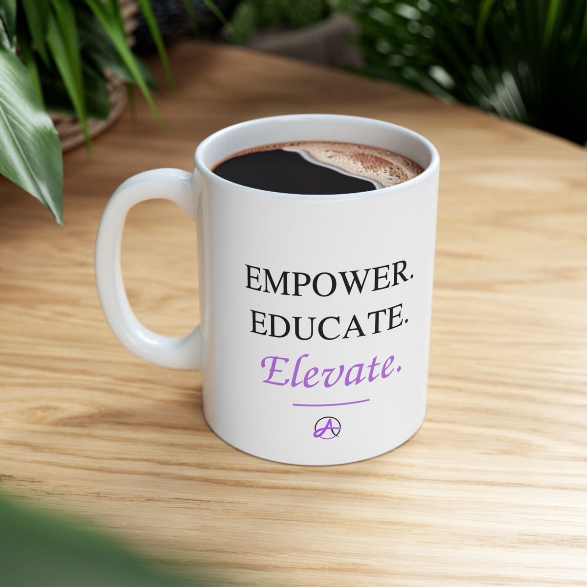 Empower. Educate. Elevate. Ceramic Teacher Coffee Mug (11oz/15oz)