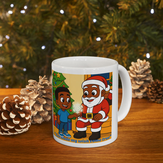 Shawn and the Christmas Wish Ceramic Mug — "You Made My Wish Come True" Holiday Mug (11oz)