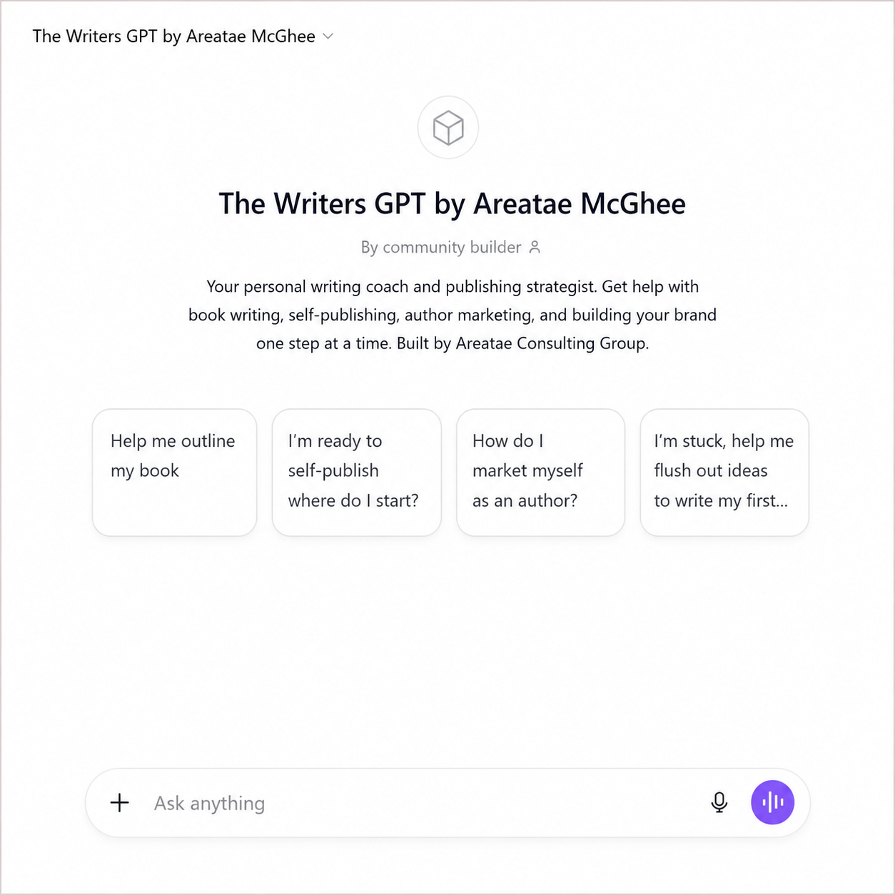 The Writers GPT — Your AI Writing Coach & Publishing Strategist