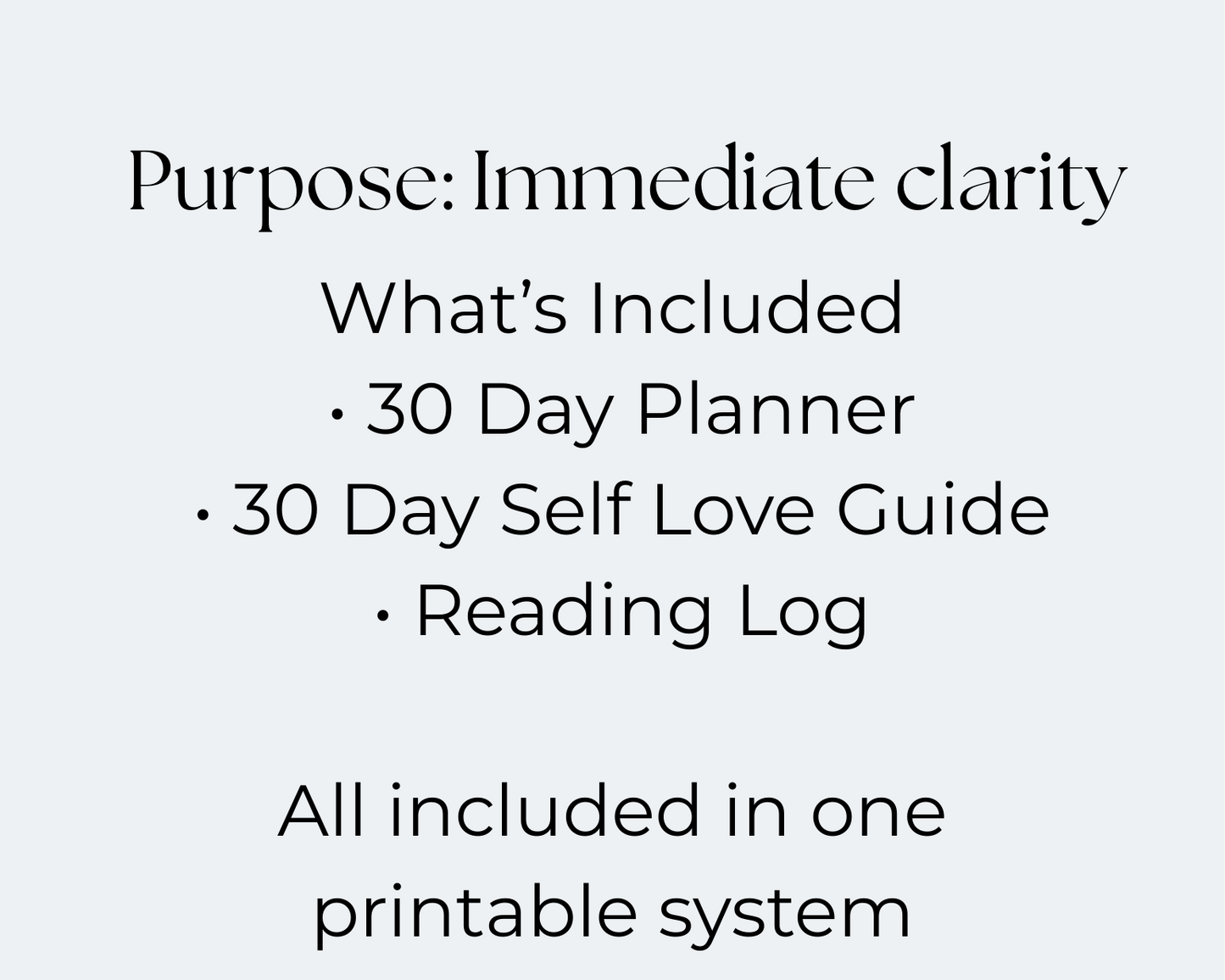 The Clarity and Focus System