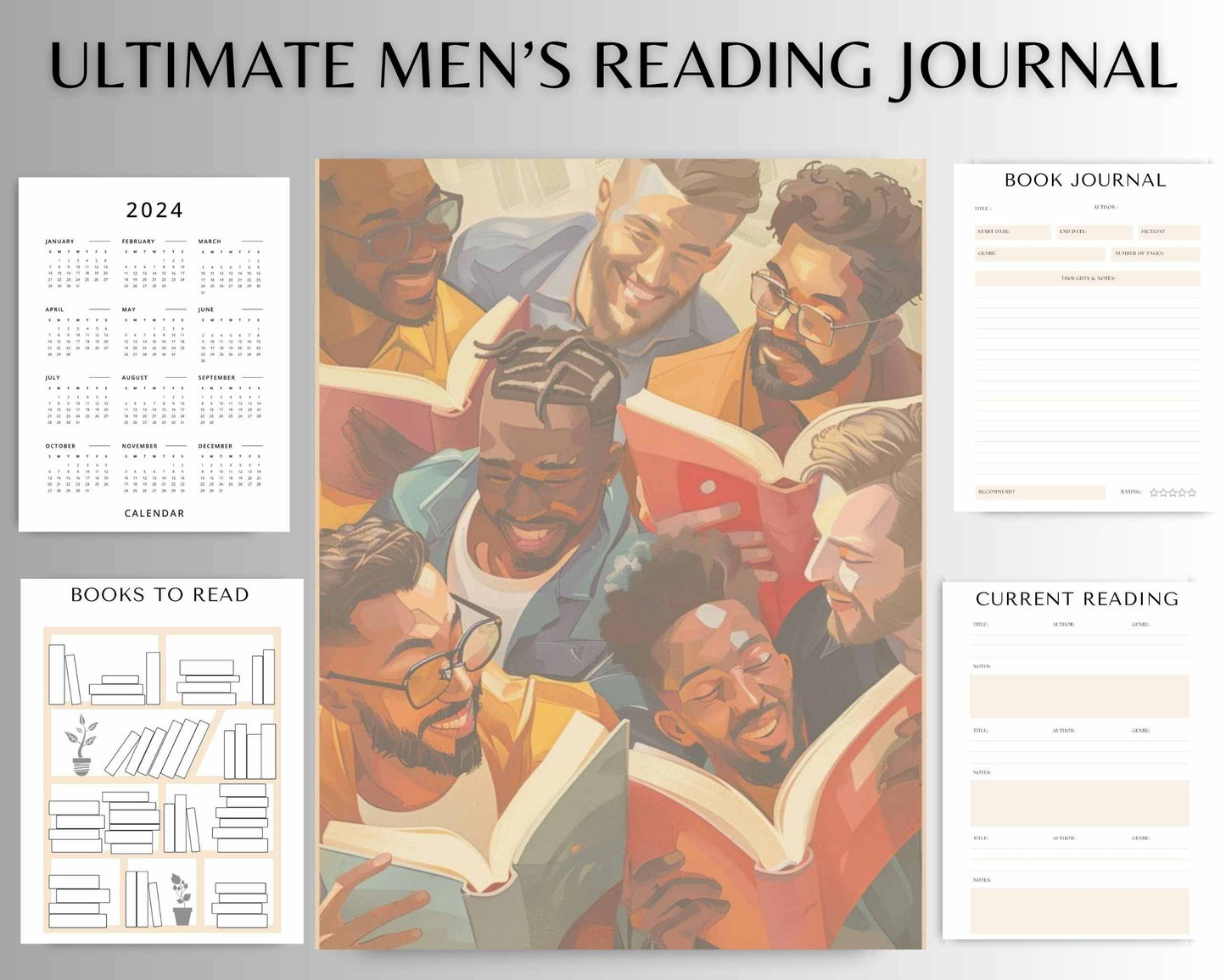 Ultimate Men's Reading Journal